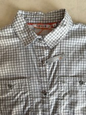 Women's Orvis River Guide Plaid Shirt Dress - TITANIUM GINGHAM - UPF 30