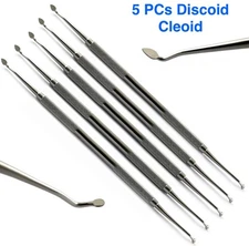 5Pcs Discoid Cleoid Carver Amalgam Dental Excavator Restorative Flash Remover