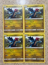 Druddigon 157/236 Sm-Unified Minds Regular NM LOT OF 4