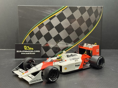 #ad #ad MCLAREN HONDA MP4 4 #12 1988 JAPAN GP SENNA 1988 PREMIUM X 1 18 SCALE READ $299.95