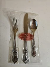 Reed & Barton Duchess of Marlborough 18/10 Stainless Flatware 3 Pc Place Setting
