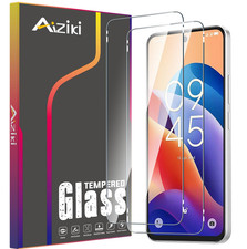 TCL 60 SE 6.7" Screen Protector 2 Pack Tempered Glass 9H Hardness Shatterproof