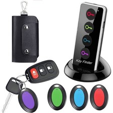 4-in-1 Key Finder Remote Wireless RF Item Locator Beep Tag Wallet Tracker Kit UK