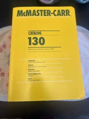 McMASTER-CARR SUPPLY CATALOG 130 - NEW