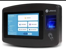 uAttend JR2000 Biometric Time Clock – Fingerprint, RFID, PIN for Small Business