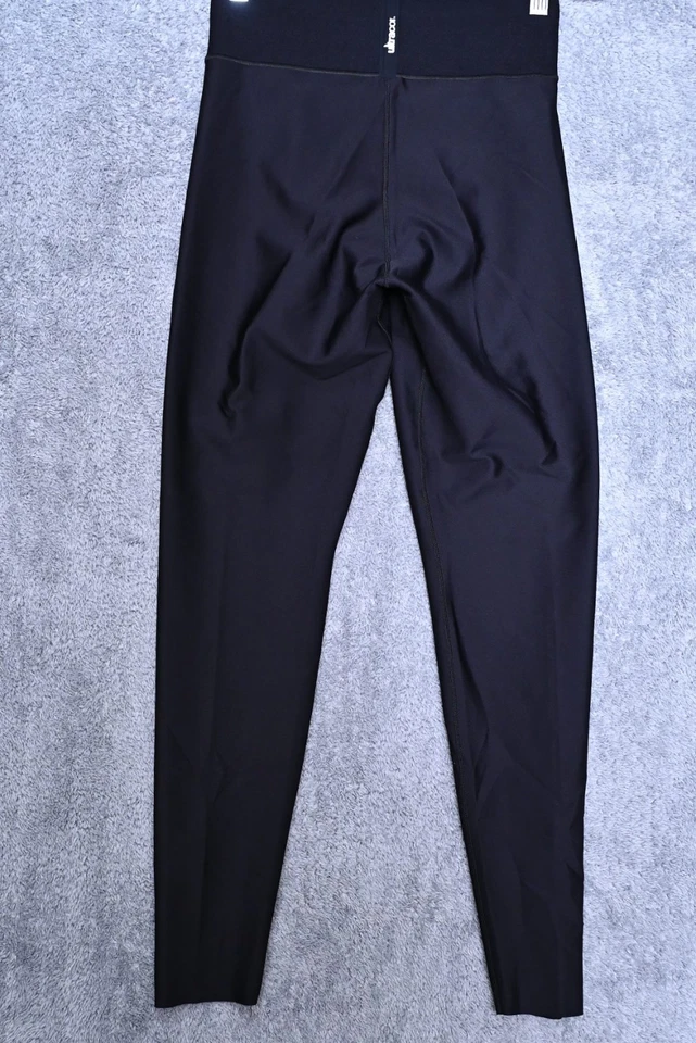 Leggings femininas ULTRACOR tamanho grande preta estampa sólida 22L x 25L cintura alta 11 polegadas - Imagem 4 de 4