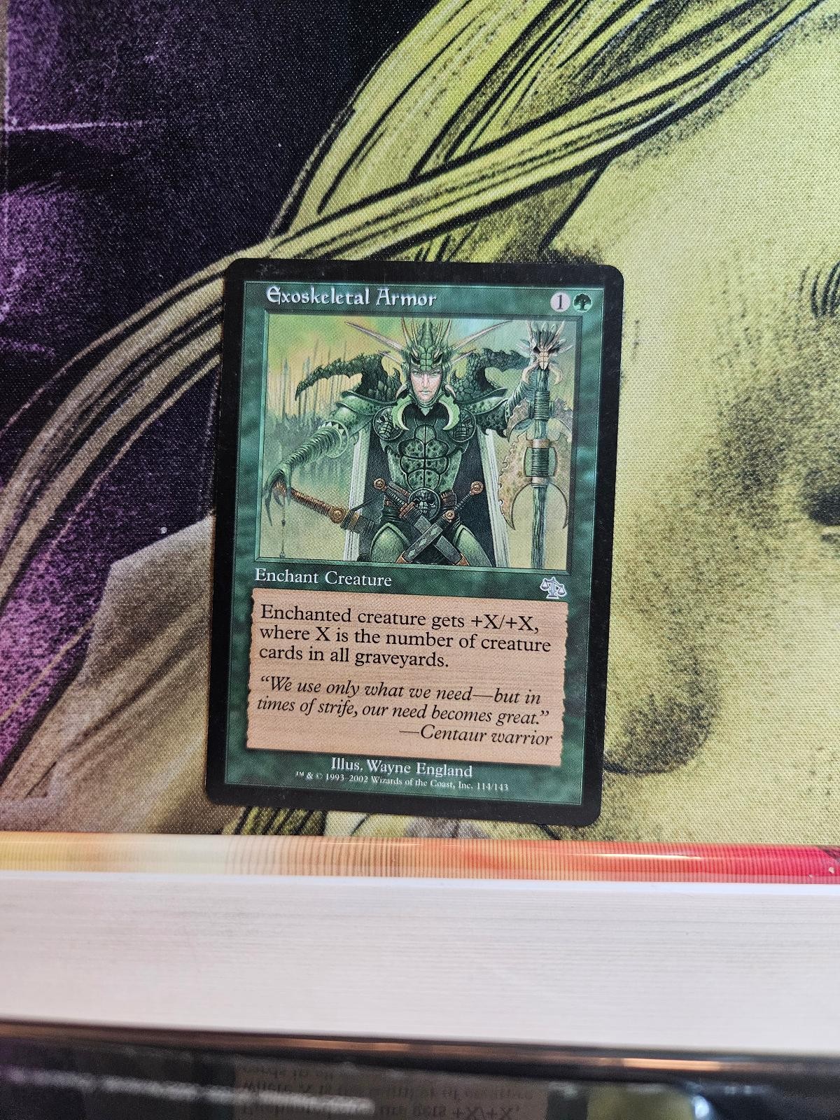Exoskeletal Armor 114 Uncommon Judgment Magic: The Gathering Moderately Played