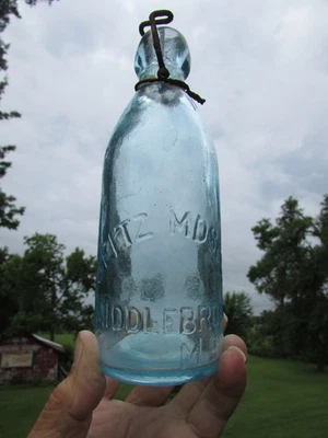 R++ SEITZ MERCHANDISE Co MIDDLEBROOK, MO Soda TRANSITIONAL Hutch/BLOB Top Bottle - Image 1 of 4