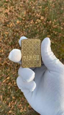 Red Dead Redemption 2 Custom Zippo | Brass Armor Zippo | Made In