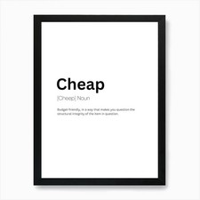 Cheap Definition Meaning Art Print Framed Wall Art Poster Canvas Print Picture
