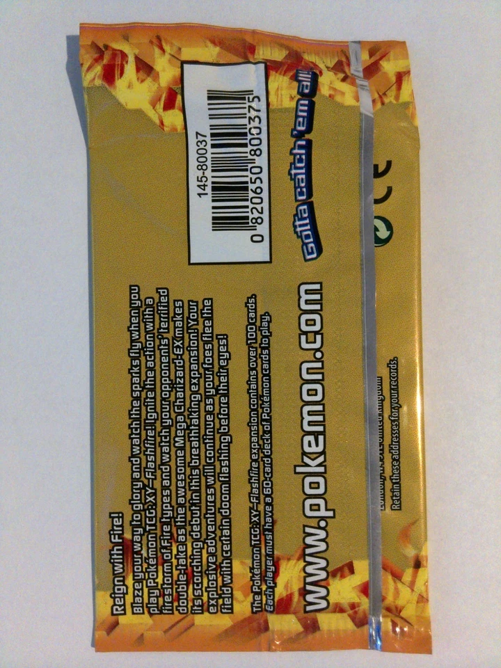 Pokemon XY Flashfire Mini Pack Mega Charizard Sealed - Image 2 of 2