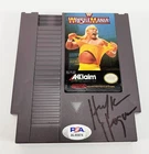 Hulk Hogan Signed 'WrestleMania' Nintendo NES Video Game Cartridge (PSA/DNA)