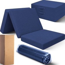 Single Foldable Floor Mattress for Camping, Travel, Sleepovers, Futon bed Z Bed