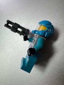 LEGO Minifigure Space Galaxy Squad Solomon Blaze gs004 + Blaster 70709 retired