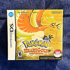 Nintendo Pok mon HeartGold Version DS w/ Pok walker Manual Inserts NO GAME