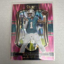 2025 Panini Select Premier Level Prizm Tua Tagovailoa Miami Dolphins #181