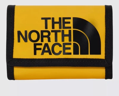 The North Face Mens Yellow Base Camp Tri-Fold Wallet BNWT