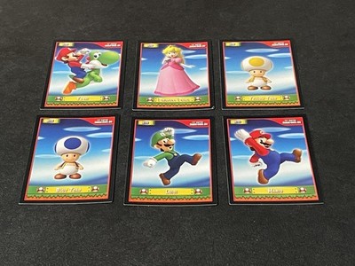 New Super Mario Bros. Wii Trading Cards Near Complete Base Set (75