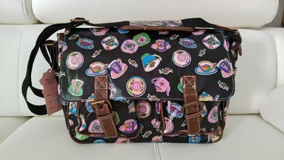 Anna Smith New York Umhängetasche / Messenger Bag   Tea Party Motiv - NEU