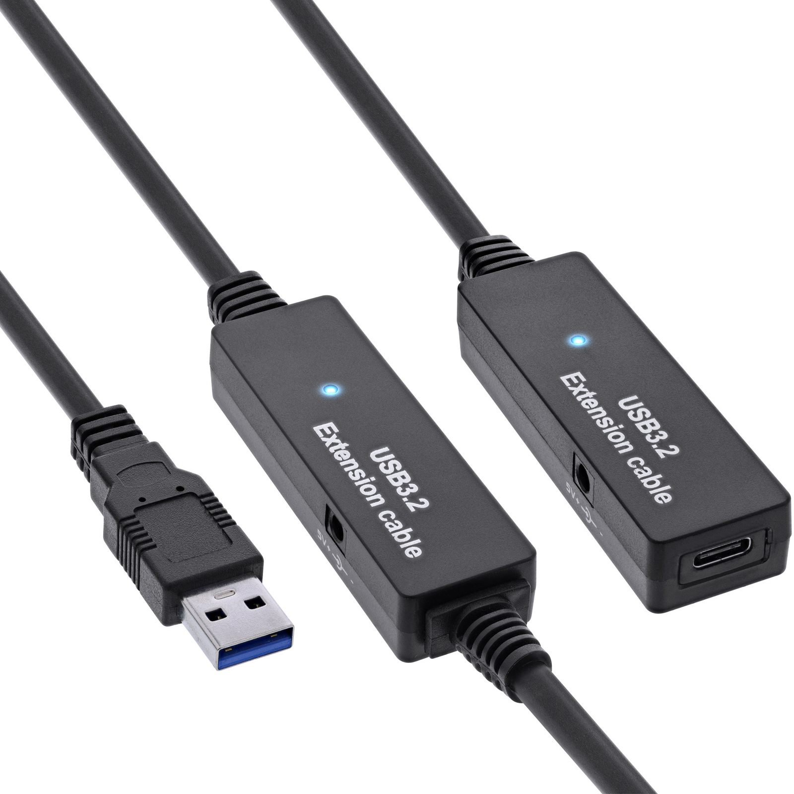 Inline Usb 3.2 Gen.1 Aktiv-verlängerung, Usb-a Stecker An Usb-c