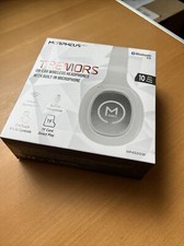 MORPHEUS 360 WIRELESS on-ear Wireless Headphones w/built-in Microphone White NEW