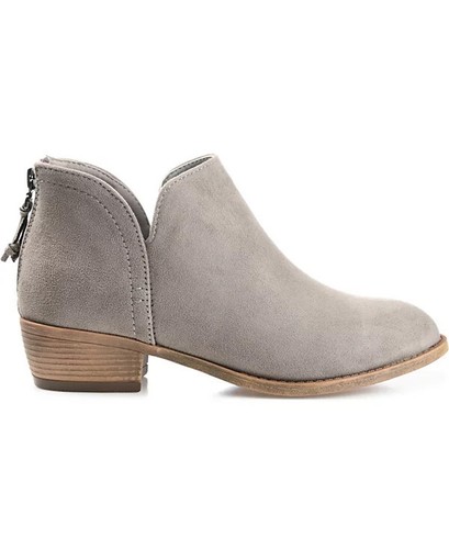 Journee Collection Women's Livvy Fashion Boot, Grey, 8.5 - Picture 2 of 6