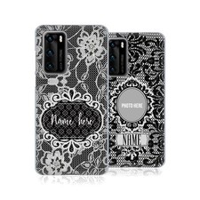 FUNDA GEL SUAVE CON CORDONES NEGROS PERSONALIZADA PERSONALIZADA PERSONALIZADA PARA TELÉFONOS HUAWEI 4