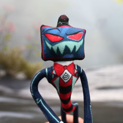 28cm Hazbin Hotel Vox Voxal Funny Plush Toy Stuffed Doll Soft Figure Xmas Gift