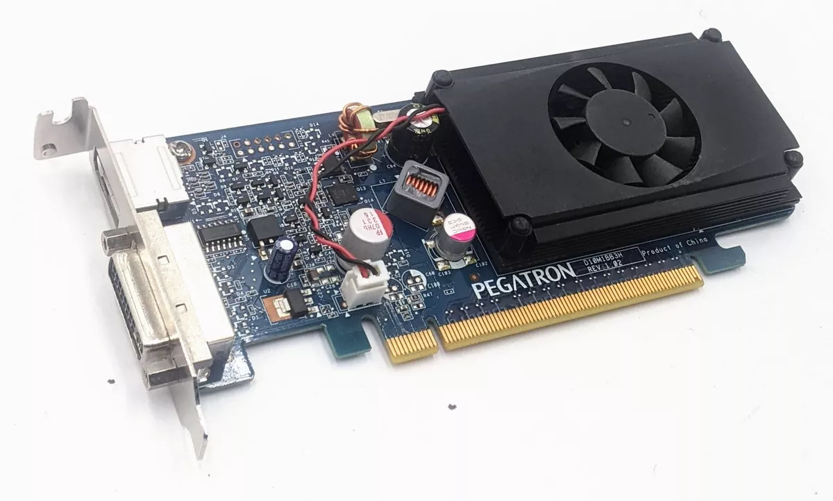 Pegatron GeForce GT 310 DP 512MB PCI E Low Profile Graphics Card 572029 001