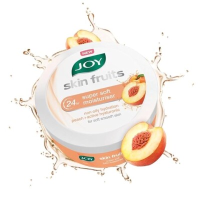 Joy Skin Fruits Super Soft Moisturizer With Peach & Hyaluronic Acid ( 2 X 50ML )