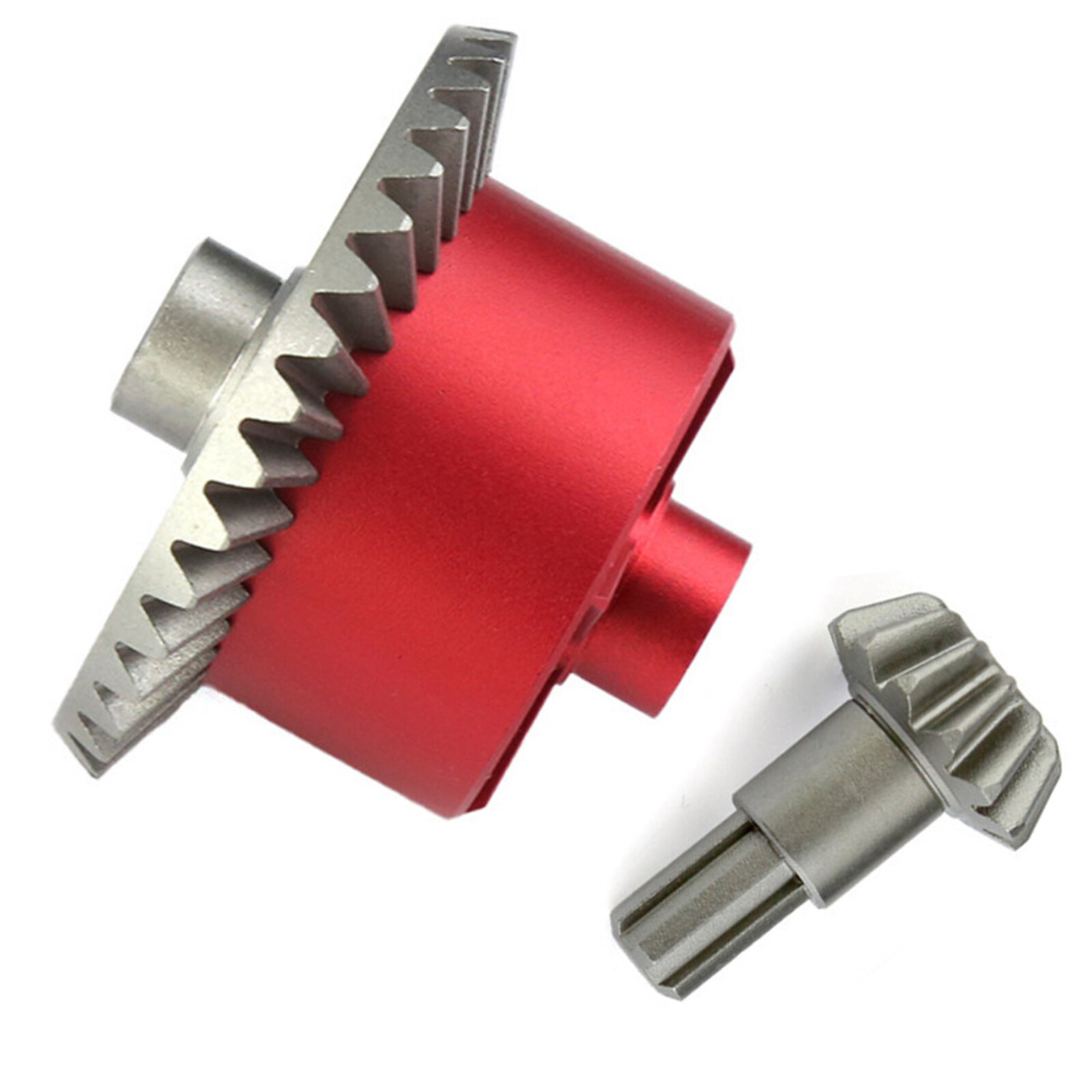 Red Metal Gear Differential Case for Arrma 4X4 1/10 Scale RC Cars