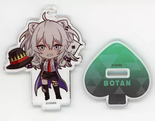 Acrylic Stand Panel Lion White Botan Casino Dealer Ver. Virtual Youtuber Holo Li