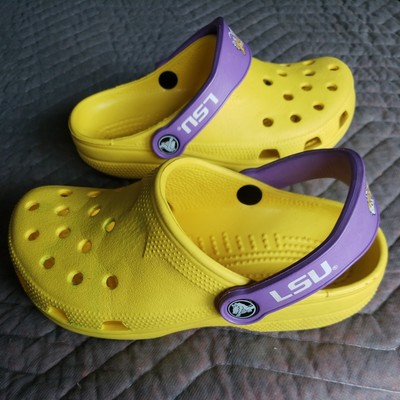 Crocs Classic Clogs LSU Tigers Purple 