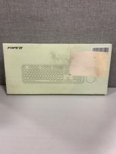 FOPETT Wireless Keyboard Mouse Set Reliable 2.4 GHz Connectivity