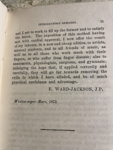 1873 WARD-JACKSON'S GYMNASTICS FOR THE FINGERS AND WRIST ~ Illustrated Diagrams - Picture 8 of 24