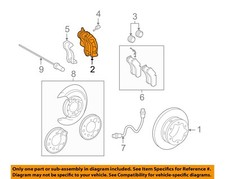CHRYSLER OEM 03-04 Sprinter 2500 Brake Components-Caliper 5135212AA