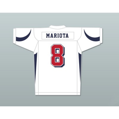 CUSTOM MARCUS MARIOTA 8 HIGH SCHOOL CRUSADERS FOOTBALL JERSEY S-6XL