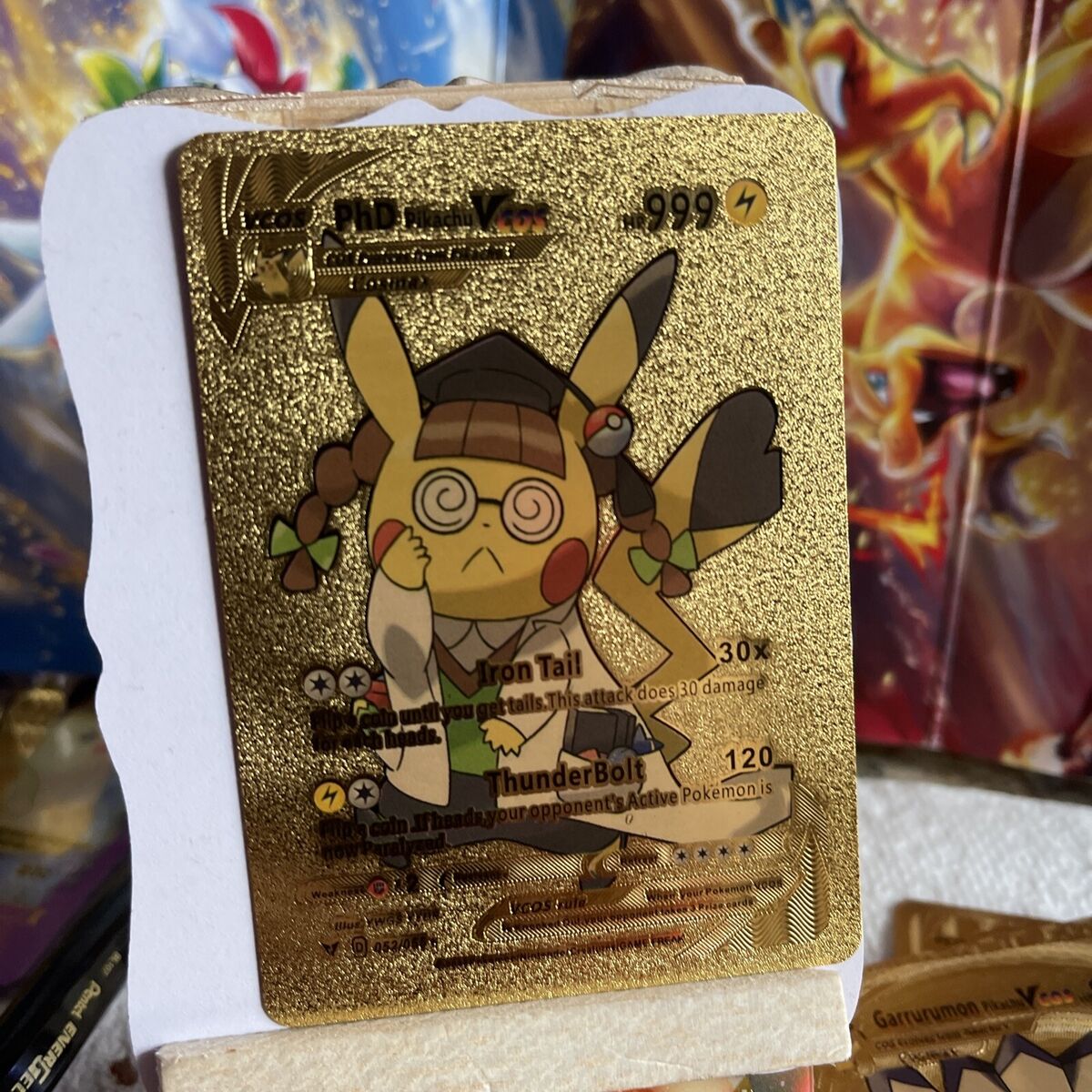 Mimikyu 029/055 Pokemon Pikachu Cosplay VCOS Card Fan Art Gold