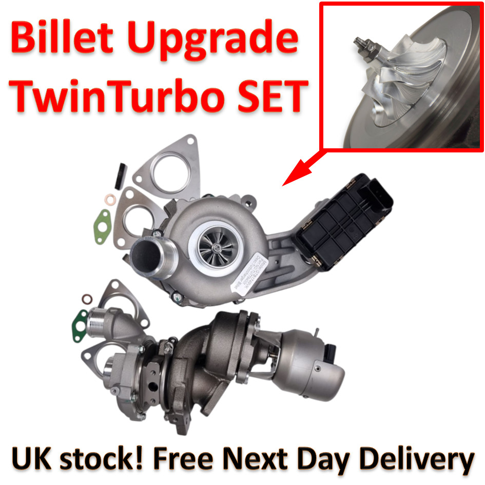 Upgrade Turbocharger Set Jaguar XF XJ 3.0 Land-Rover Discovery TDV6 Billet Turbo