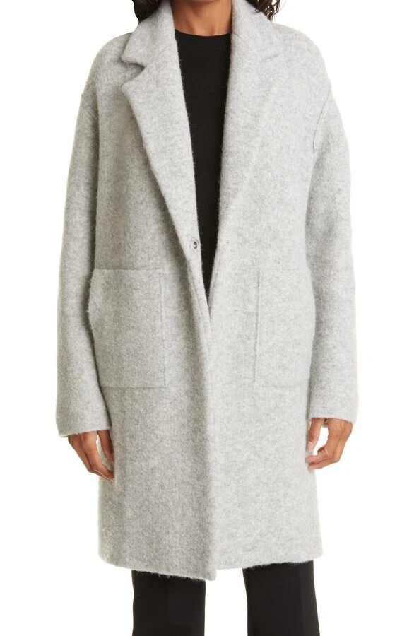 Vince notch collar long best sale cardigan
