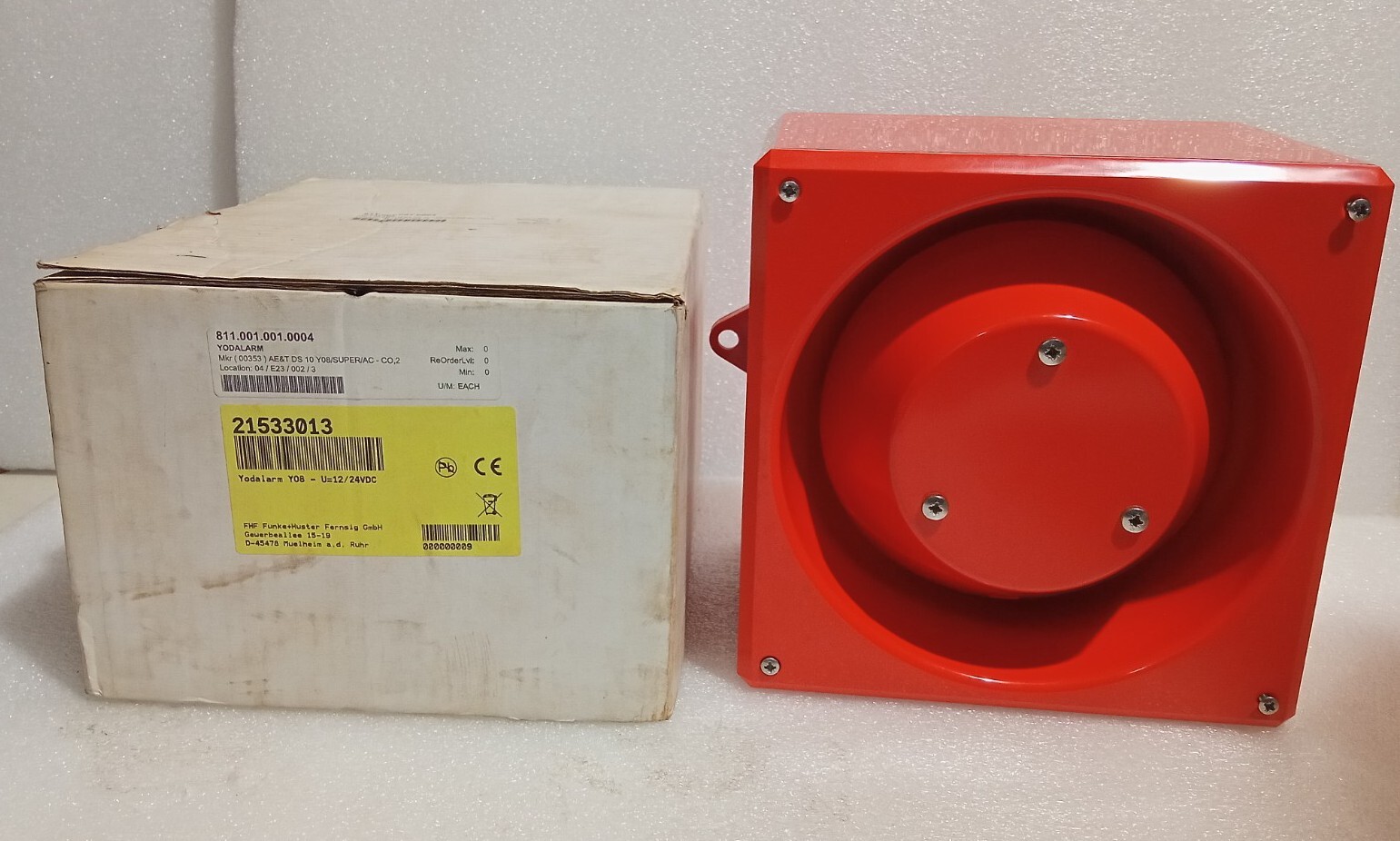 YODALARM 21533013 Y08 24VDC IP54 ALARM SOUNDER NEW