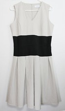 New Calvin Klein Women Gray Dress-Size 8 -Orig $ 134