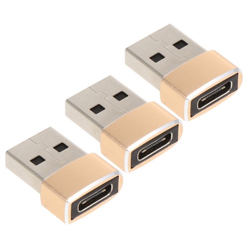 3 Pcs Type-C to USB Data Transfer Converter Phone Charging Adapter - 第 3/12 張圖片