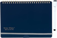 Gakken Sta:Ful Whiteboard Notebook Write White Plus A5 Navy BD12014
