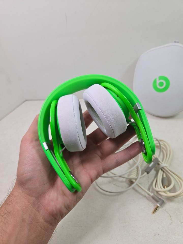 Beats by Dr. Dre Mixr Mixer On Ear Wired Headphones Green Used Tested