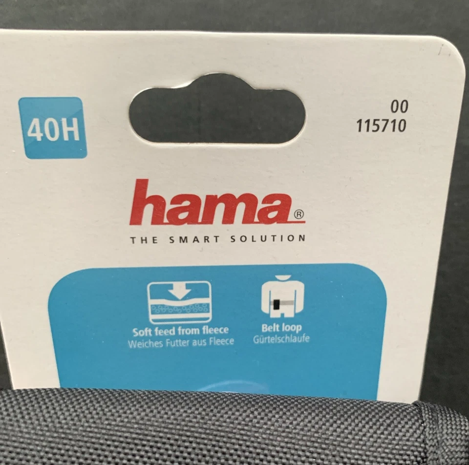 Hama Compact Camera Bag in Black 40H 95x60x30mm In Polytex Flash Gadget Lens - Image 2 of 4