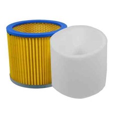 Cartridge Filter for EARLEX Combivac Powervac WD1200P WDACC13 + Foam Sleeve
