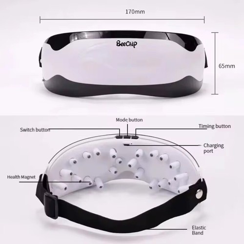 Elektrisches Augenmassagegerät: Magnetisch, Silikon, lindert Augenermüdung. - Bild 4 von 6