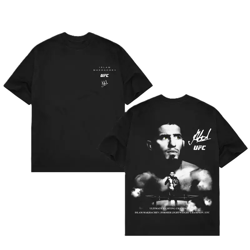 Islam Makhachev UFC 322 T-shirt, UFC MMA Fan Graphic Tees, Gym T-Shirt-image