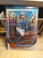 2025 Bowman Chrome #32 Luisangel Acuna Mojo Refractor New York Mets